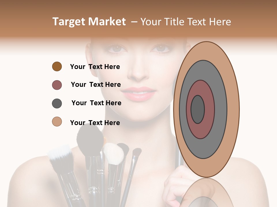 Girl Pretty Application PowerPoint Template