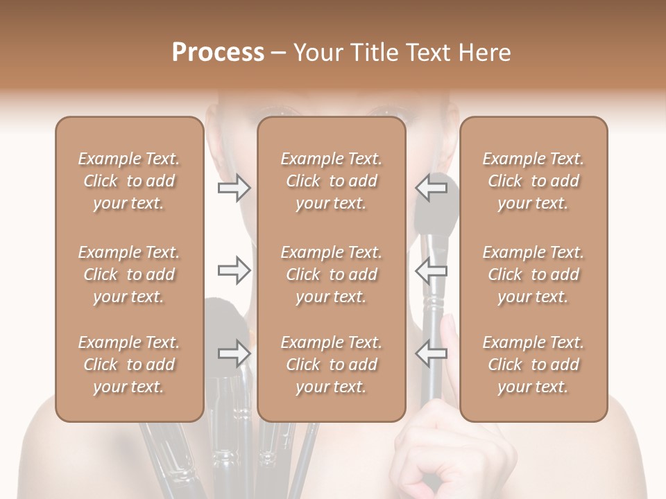 Girl Pretty Application PowerPoint Template