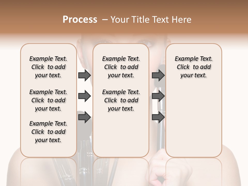 Girl Pretty Application PowerPoint Template