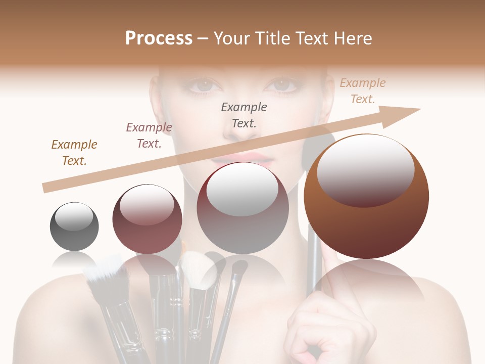 Girl Pretty Application PowerPoint Template