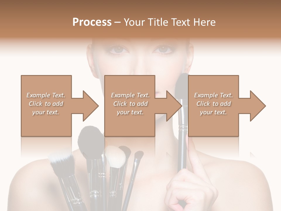 Girl Pretty Application PowerPoint Template