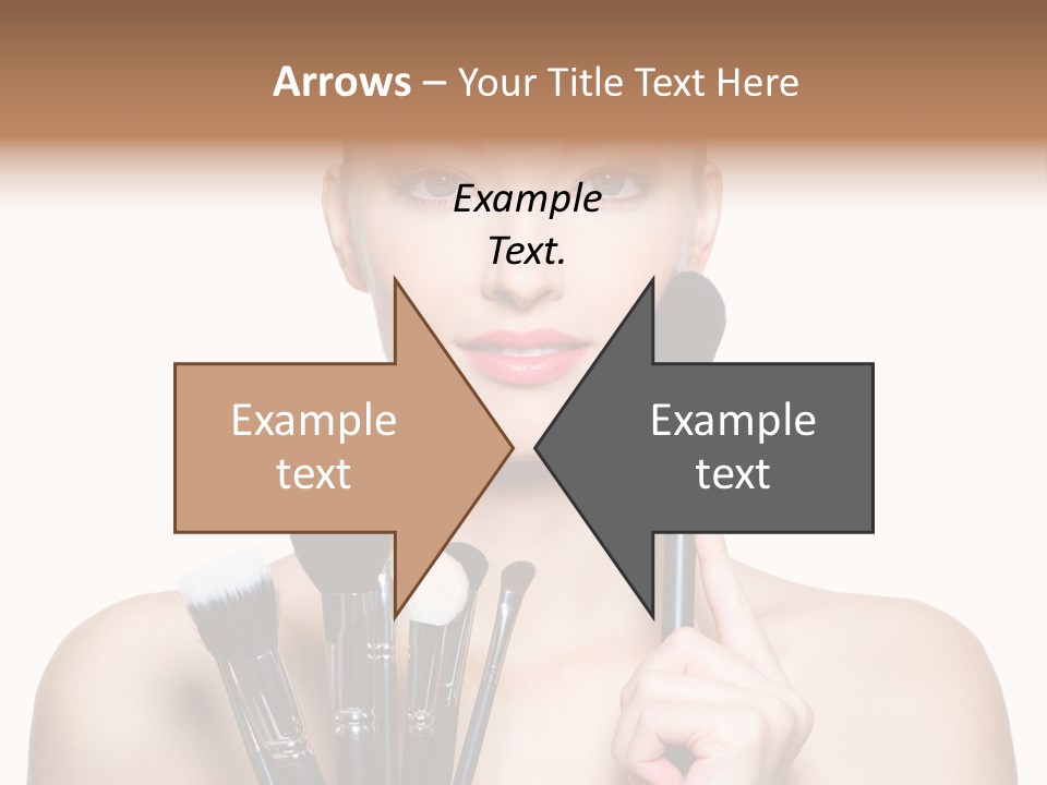 Girl Pretty Application PowerPoint Template