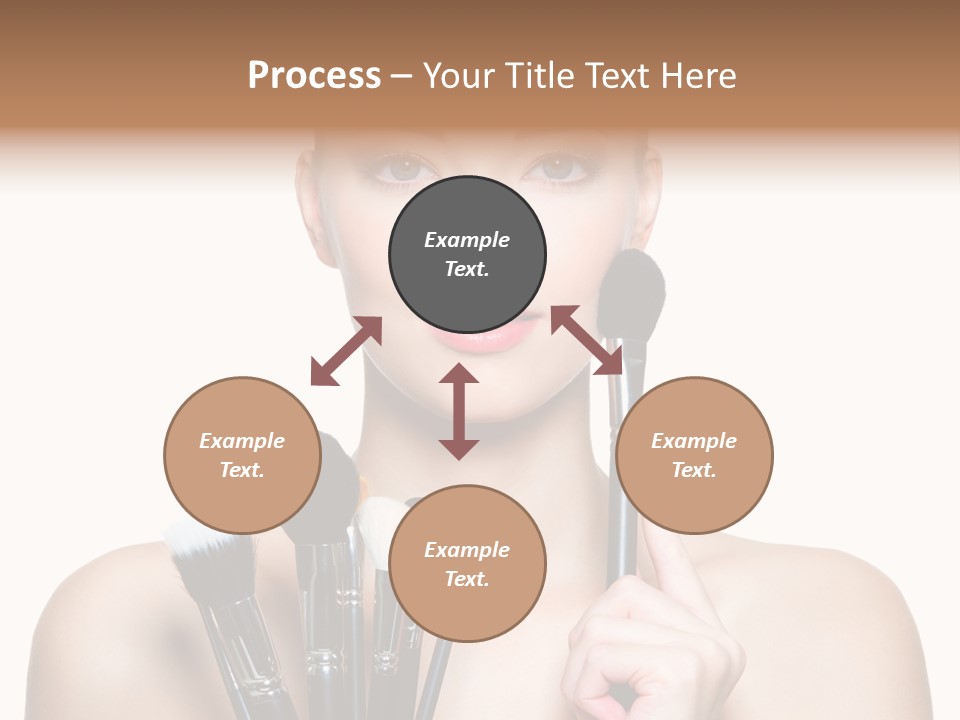 Girl Pretty Application PowerPoint Template