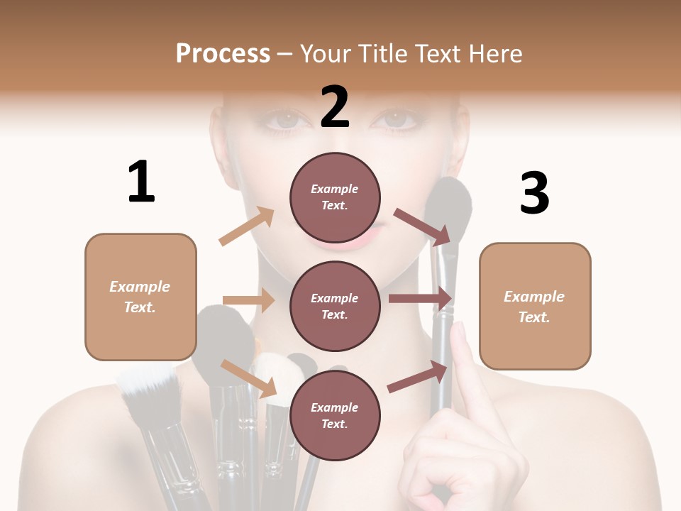 Girl Pretty Application PowerPoint Template