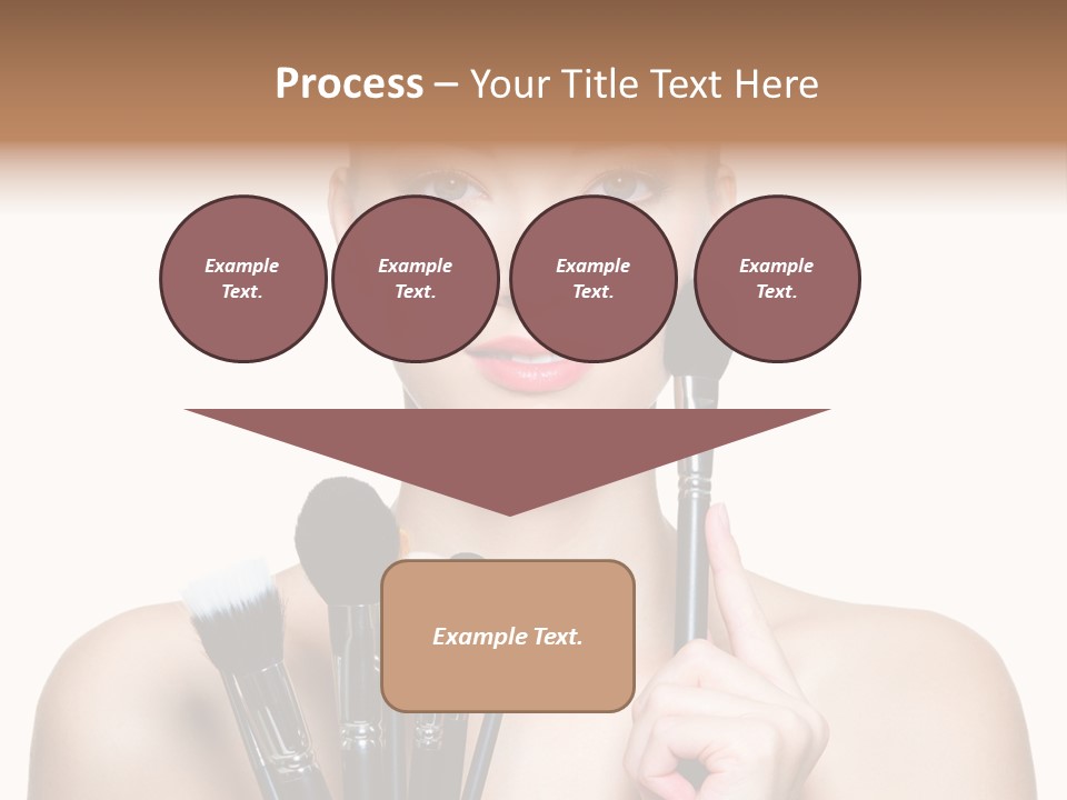 Girl Pretty Application PowerPoint Template