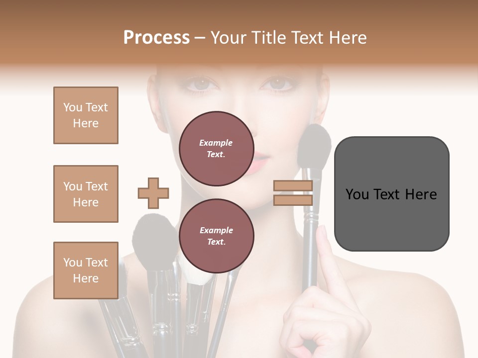 Girl Pretty Application PowerPoint Template