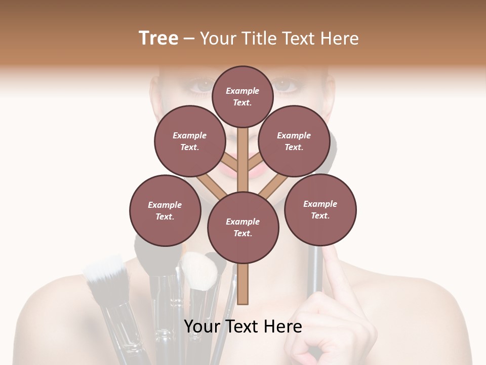 Girl Pretty Application PowerPoint Template