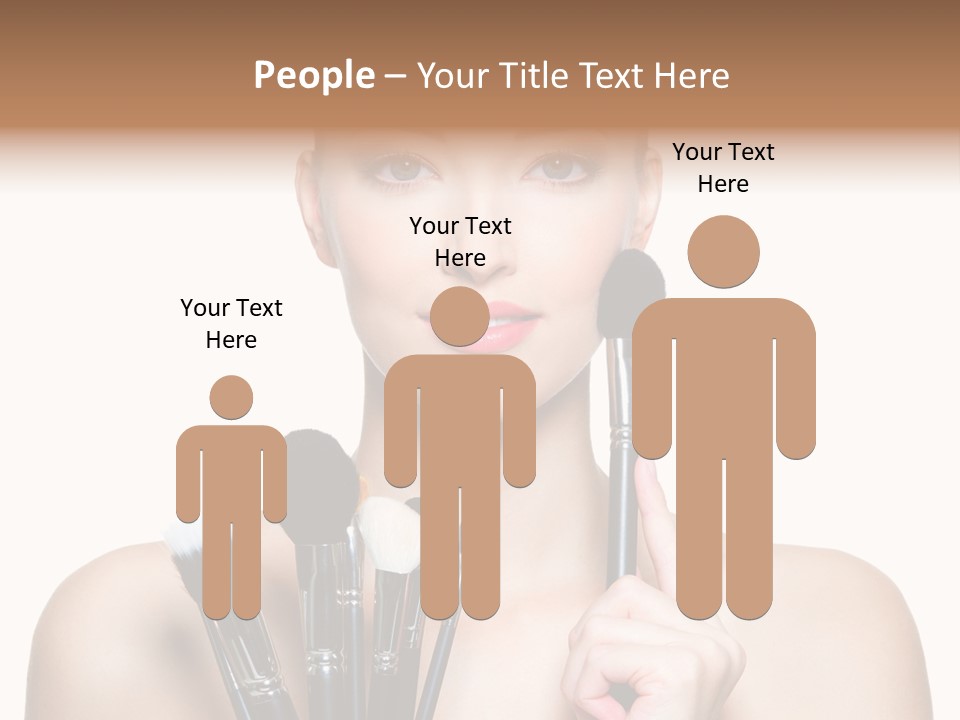 Girl Pretty Application PowerPoint Template