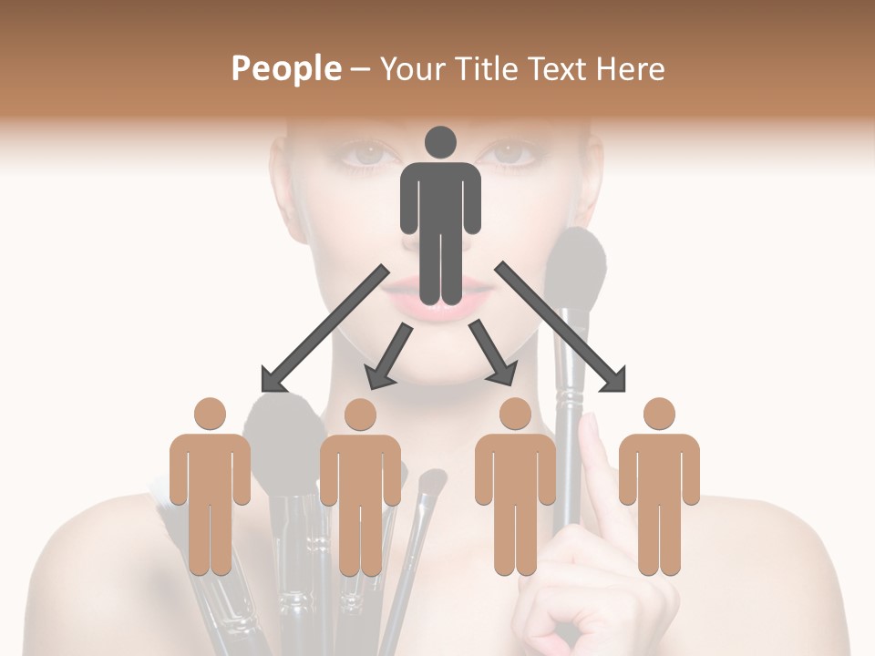 Girl Pretty Application PowerPoint Template