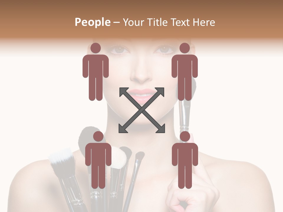 Girl Pretty Application PowerPoint Template