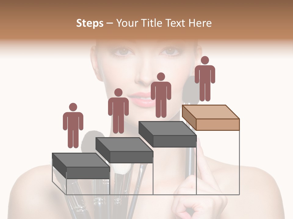 Girl Pretty Application PowerPoint Template