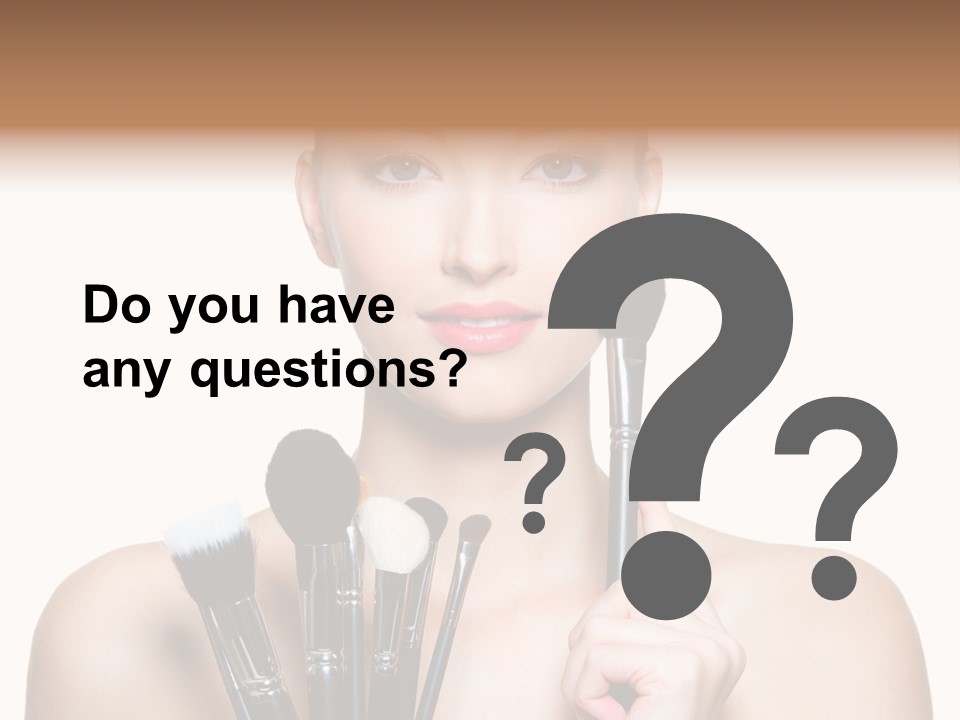 Girl Pretty Application PowerPoint Template