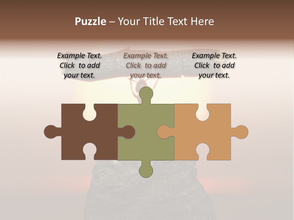 Sunrise Animal Holding PowerPoint Template