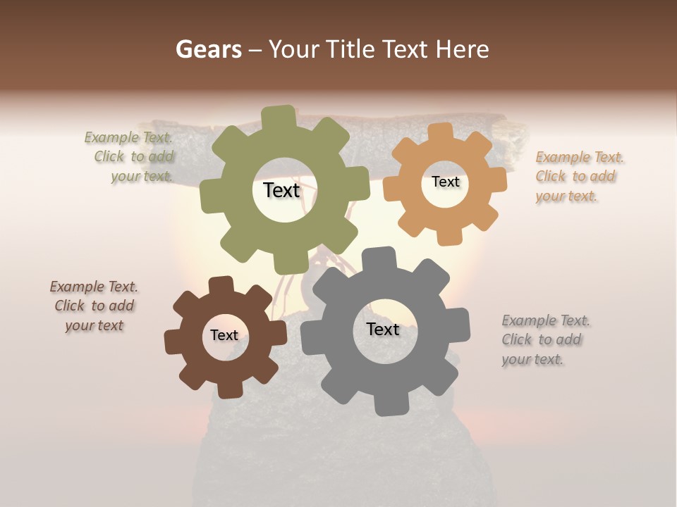 Sunrise Animal Holding PowerPoint Template