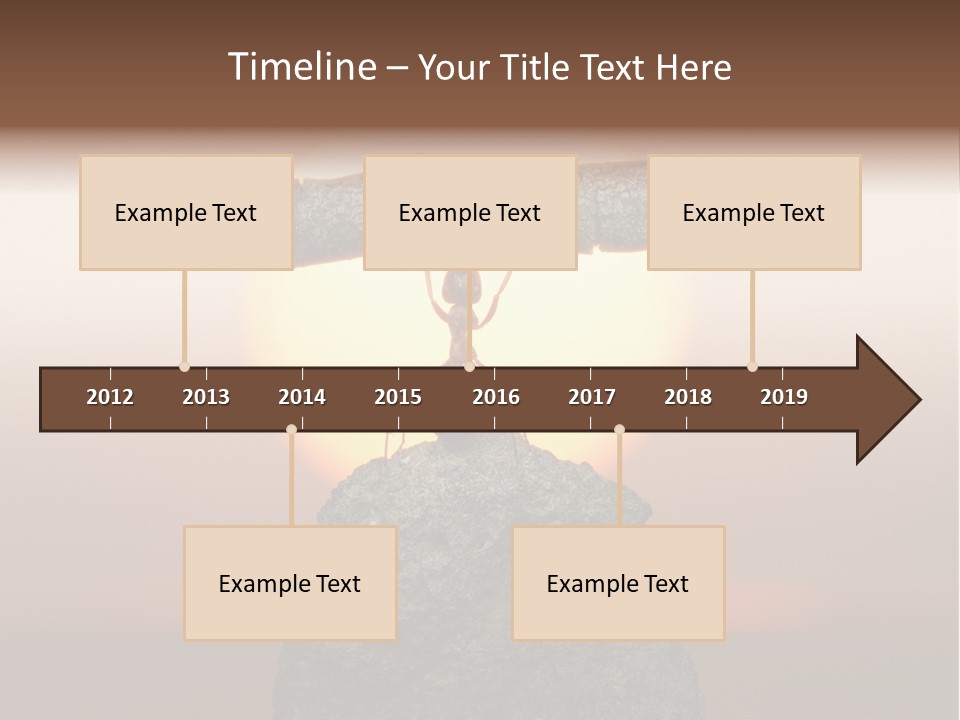 Sunrise Animal Holding PowerPoint Template