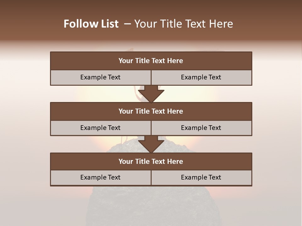 Sunrise Animal Holding PowerPoint Template