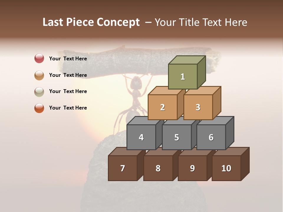 Sunrise Animal Holding PowerPoint Template