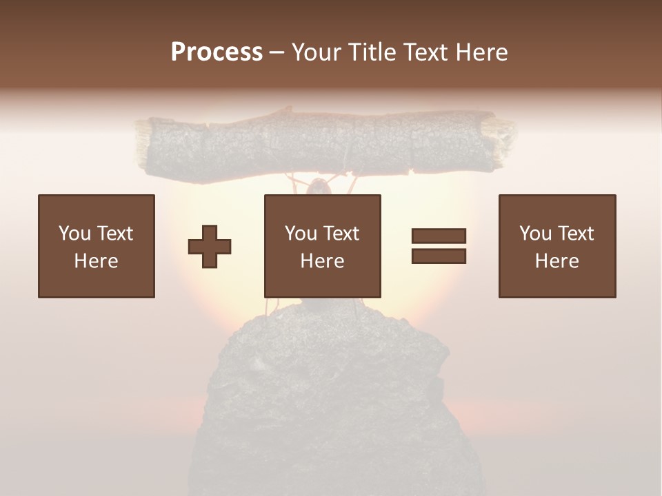 Sunrise Animal Holding PowerPoint Template