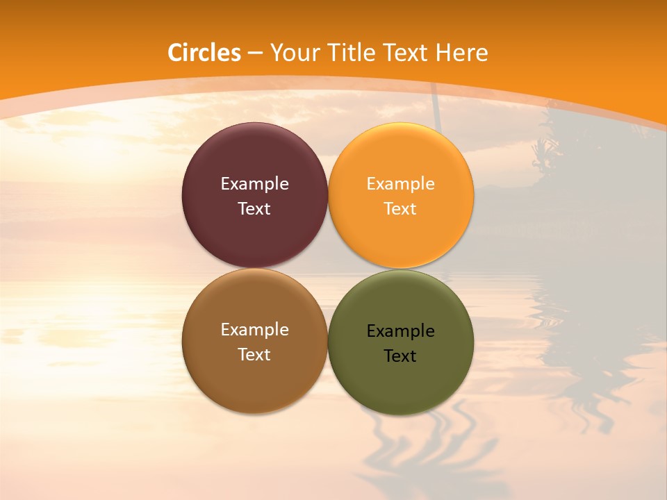 Dark Tropics Horizon PowerPoint Template