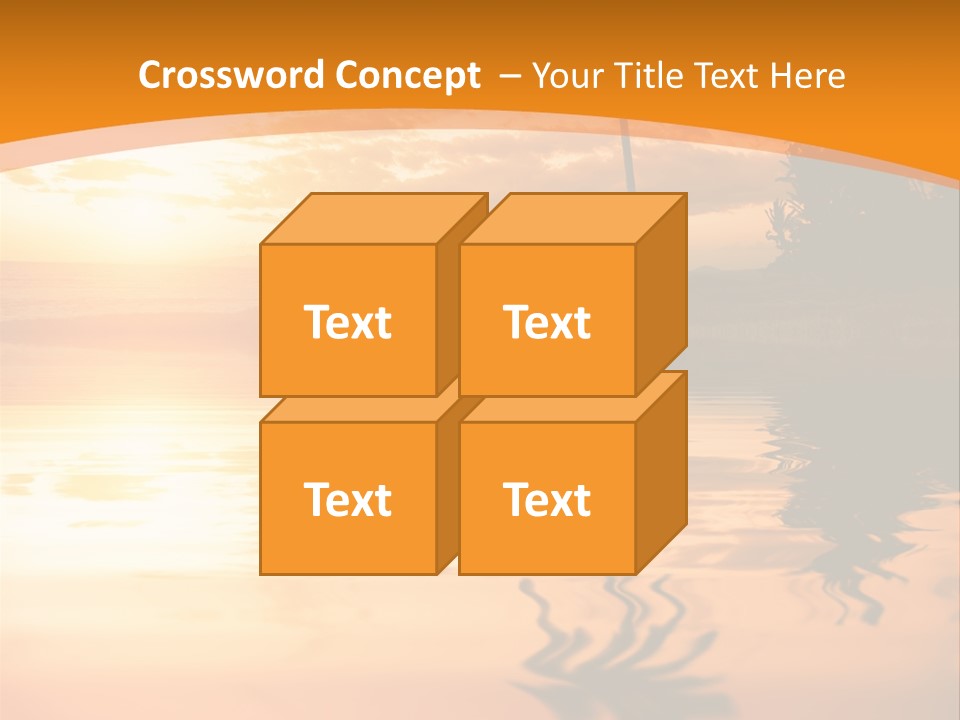 Dark Tropics Horizon PowerPoint Template