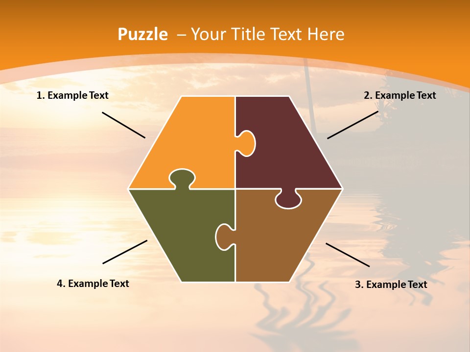 Dark Tropics Horizon PowerPoint Template