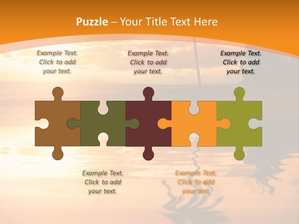 Dark Tropics Horizon PowerPoint Template