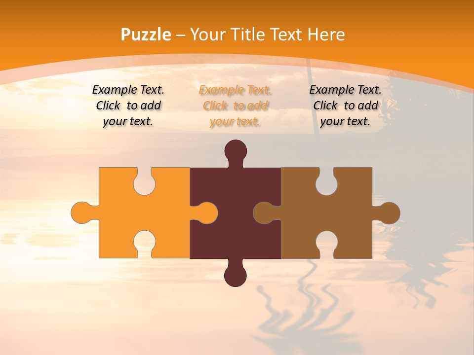 Dark Tropics Horizon PowerPoint Template