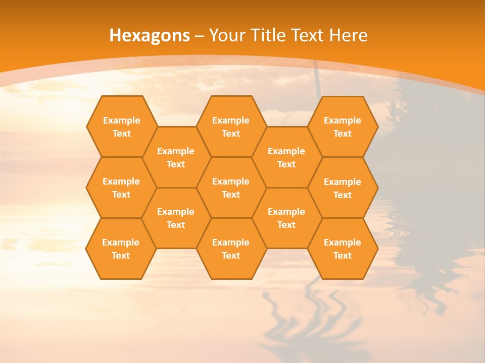 Dark Tropics Horizon PowerPoint Template