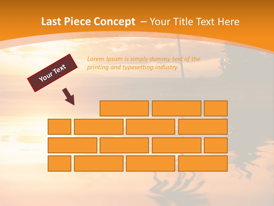 Dark Tropics Horizon PowerPoint Template