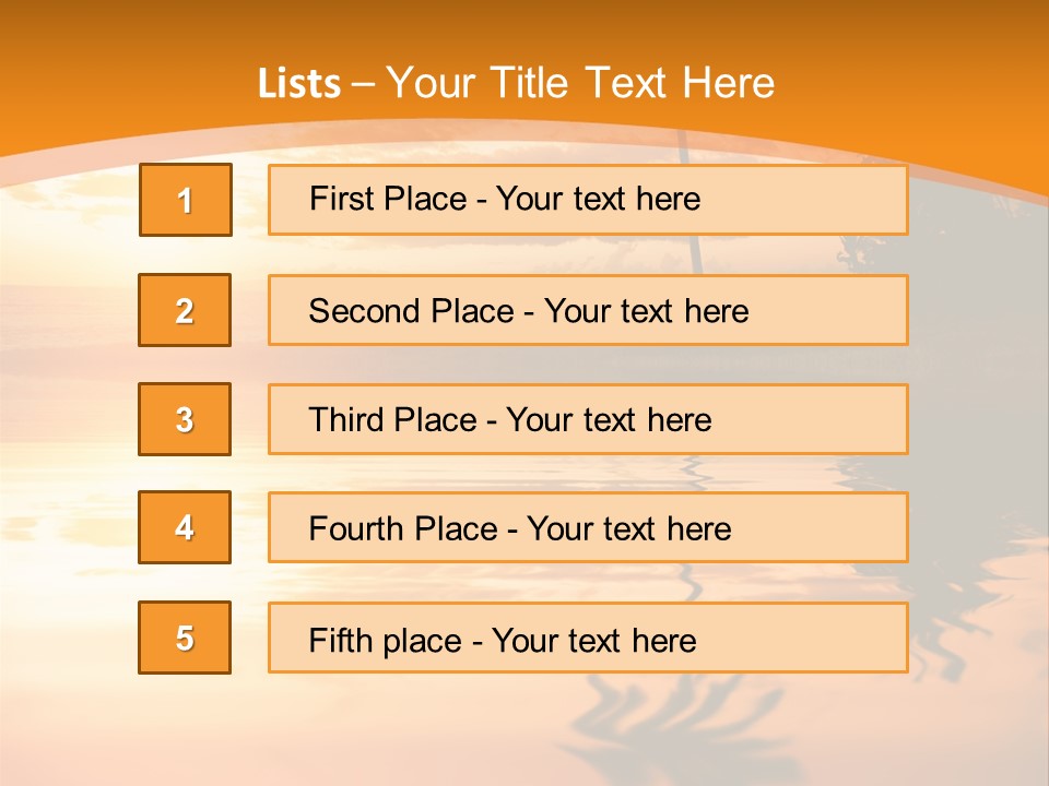 Dark Tropics Horizon PowerPoint Template