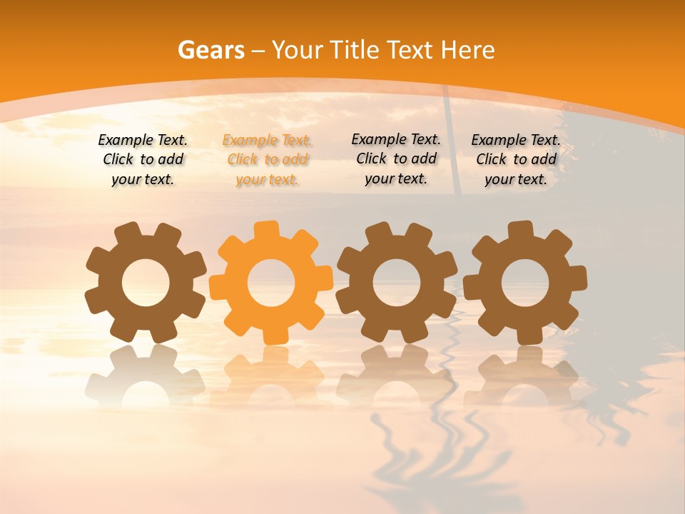 Dark Tropics Horizon PowerPoint Template