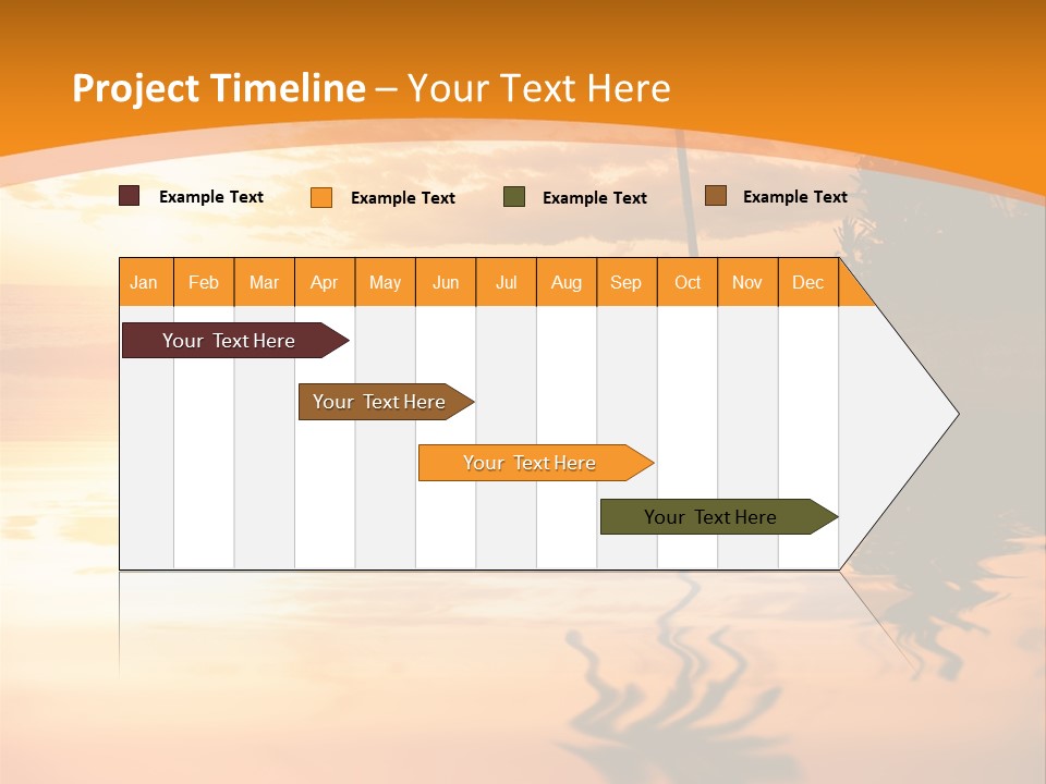 Dark Tropics Horizon PowerPoint Template