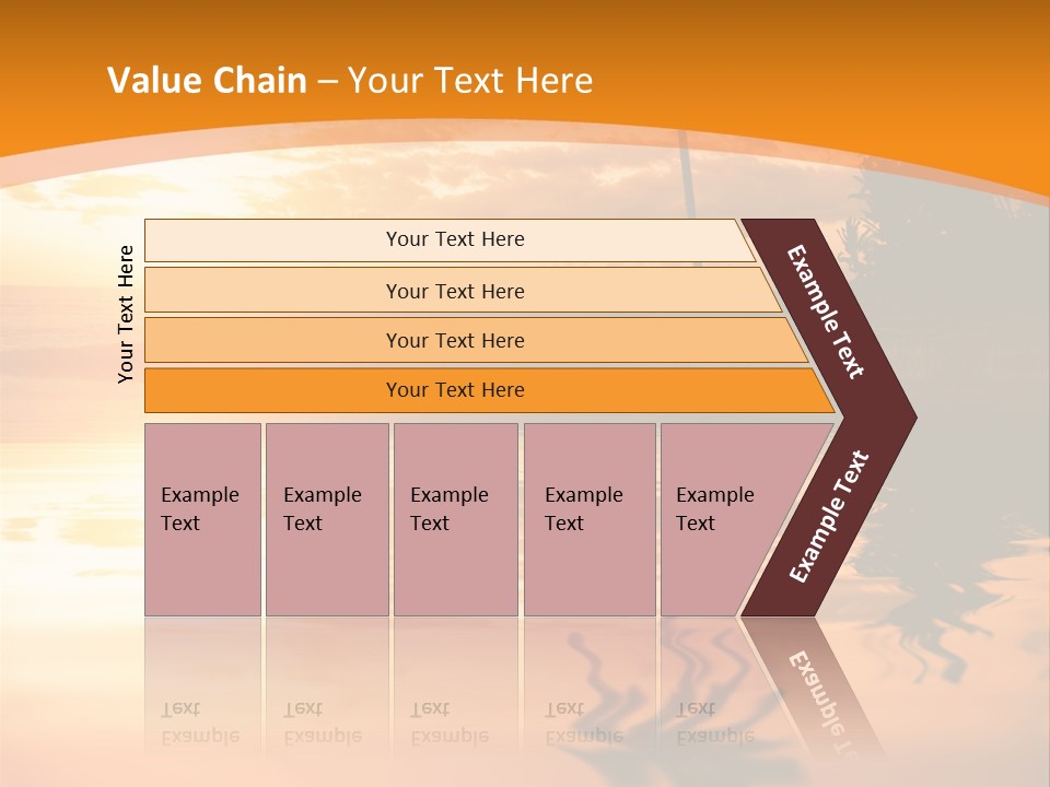 Dark Tropics Horizon PowerPoint Template