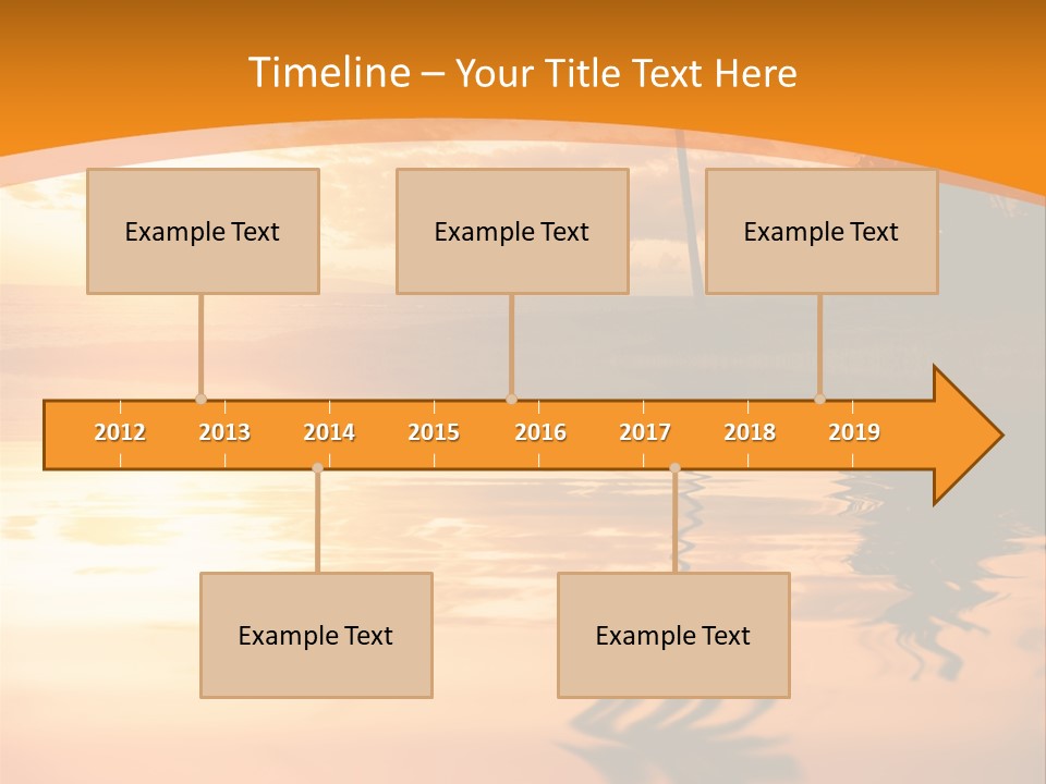 Dark Tropics Horizon PowerPoint Template