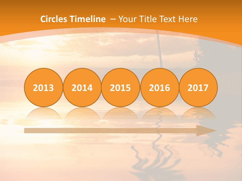 Dark Tropics Horizon PowerPoint Template