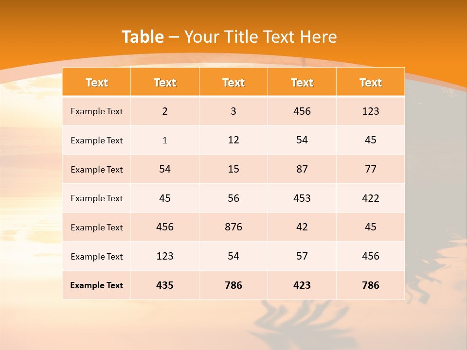 Dark Tropics Horizon PowerPoint Template