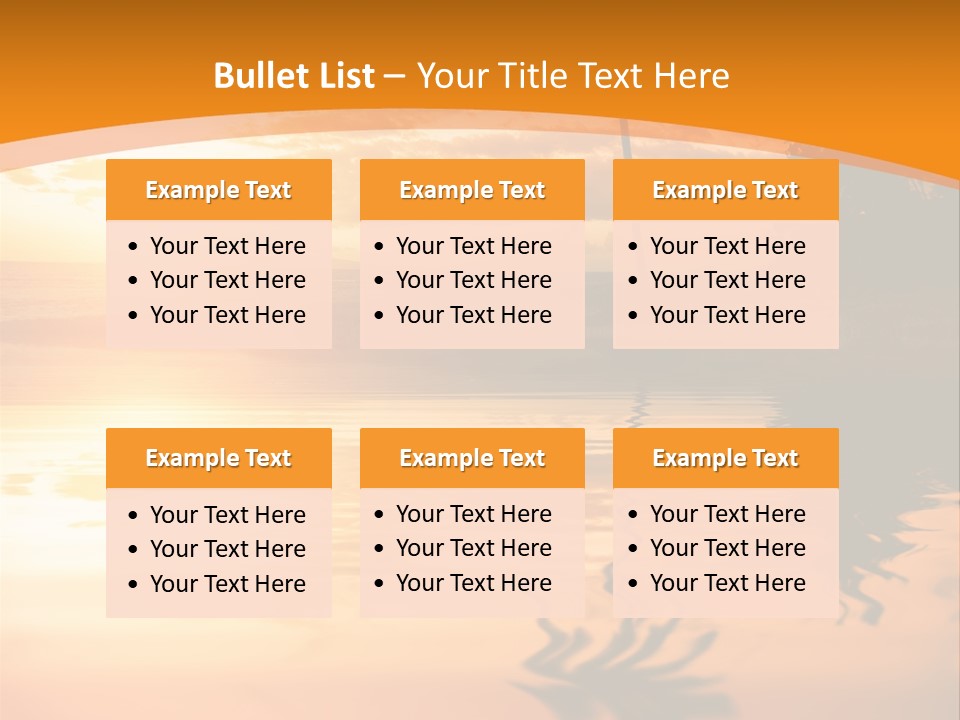 Dark Tropics Horizon PowerPoint Template