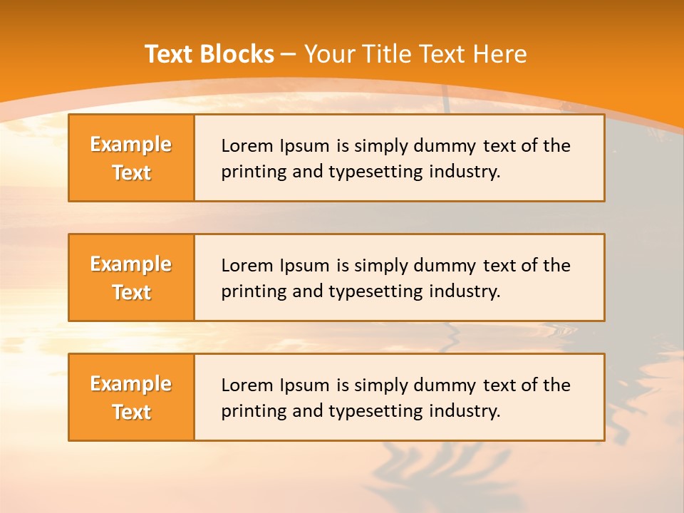 Dark Tropics Horizon PowerPoint Template