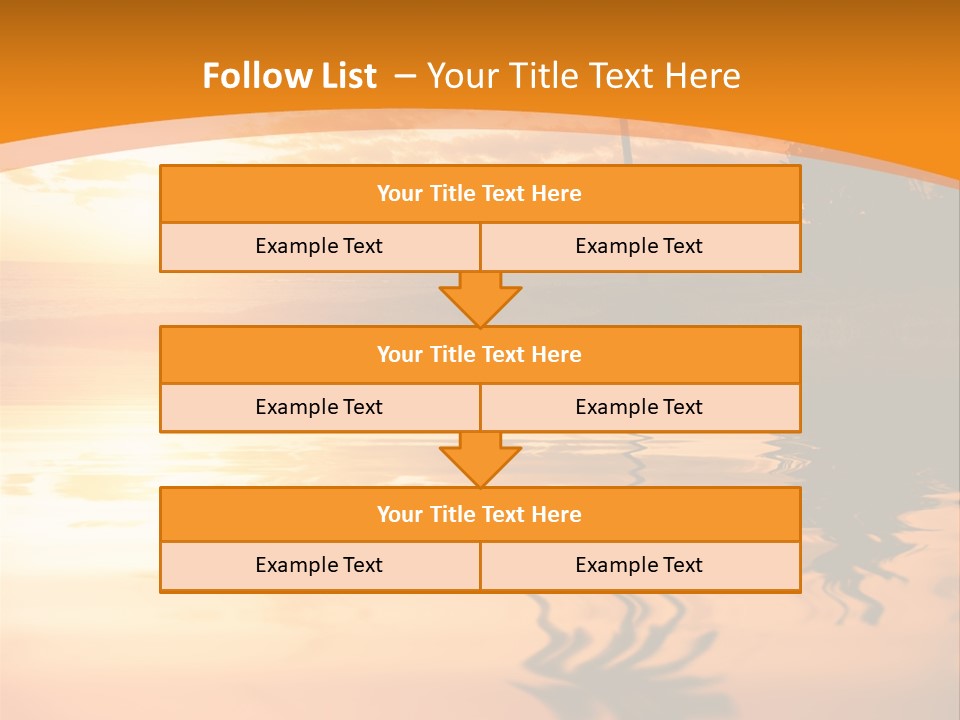 Dark Tropics Horizon PowerPoint Template