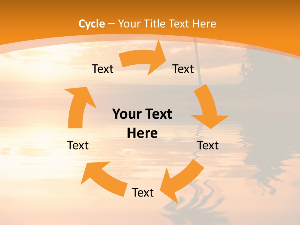 Dark Tropics Horizon PowerPoint Template