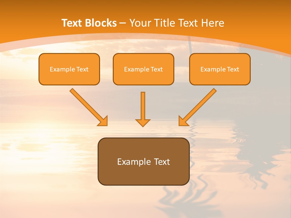 Dark Tropics Horizon PowerPoint Template