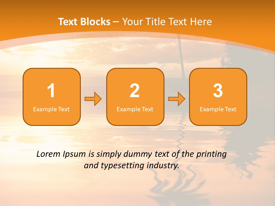 Dark Tropics Horizon PowerPoint Template
