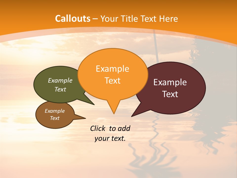 Dark Tropics Horizon PowerPoint Template