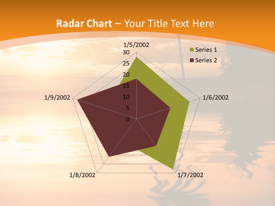 Dark Tropics Horizon PowerPoint Template