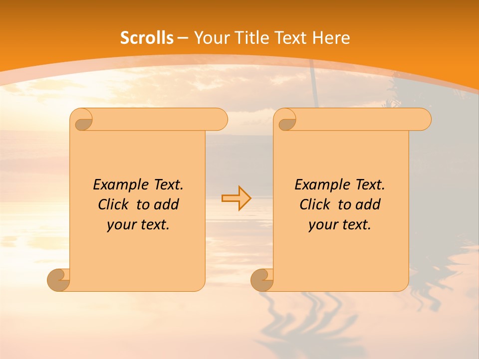 Dark Tropics Horizon PowerPoint Template