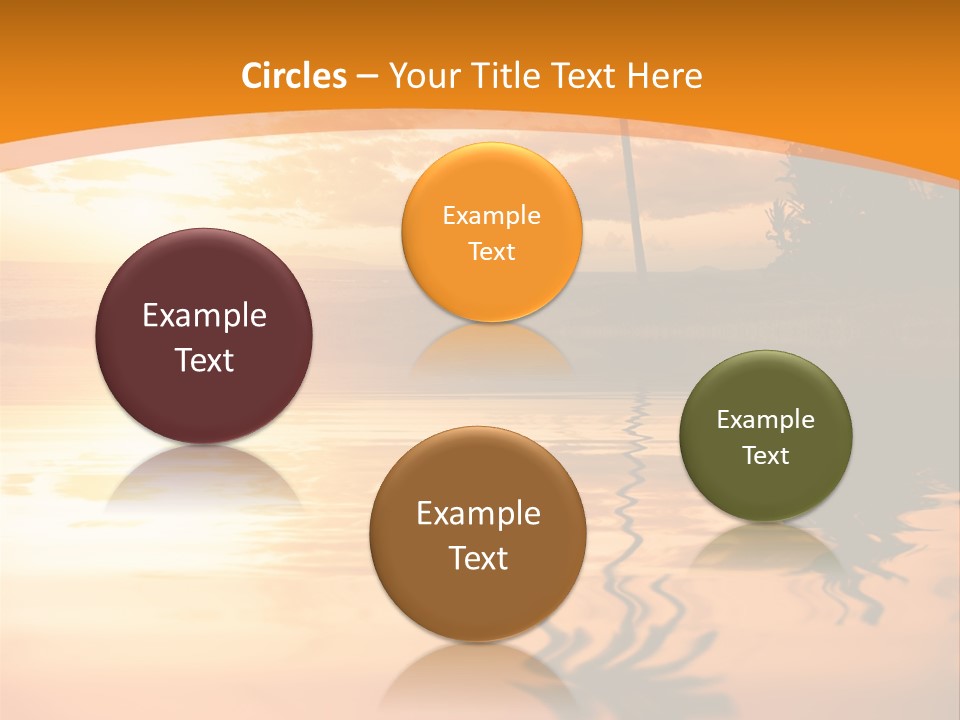 Dark Tropics Horizon PowerPoint Template