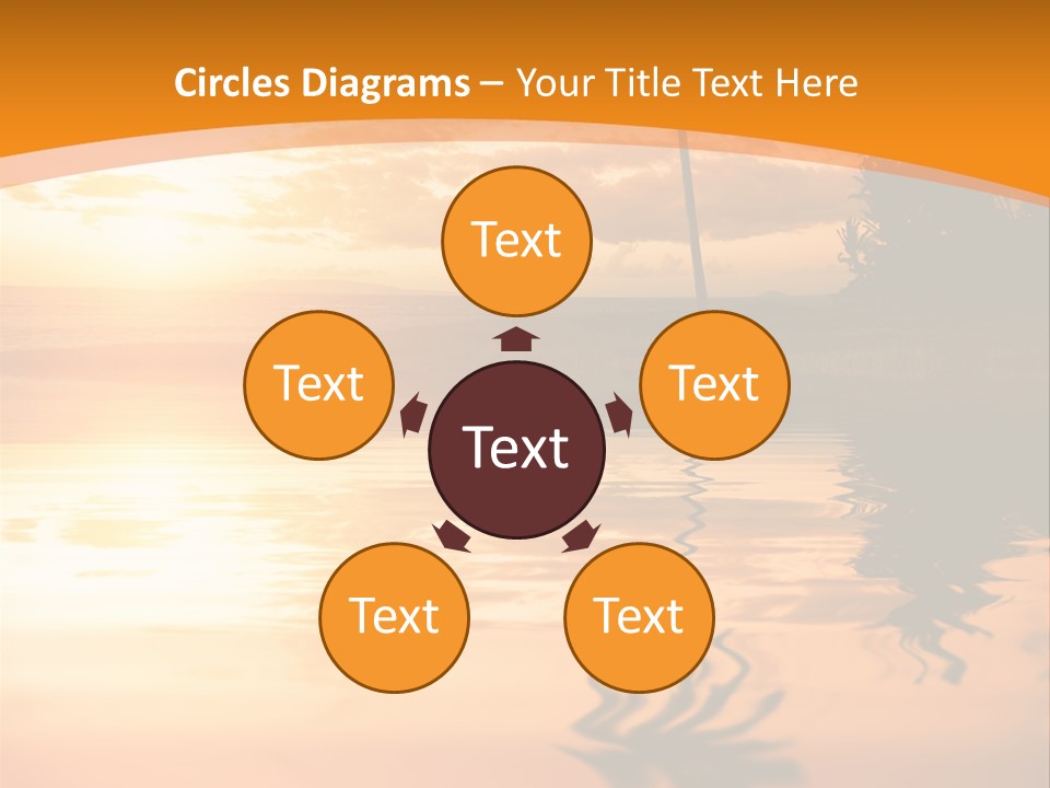 Dark Tropics Horizon PowerPoint Template