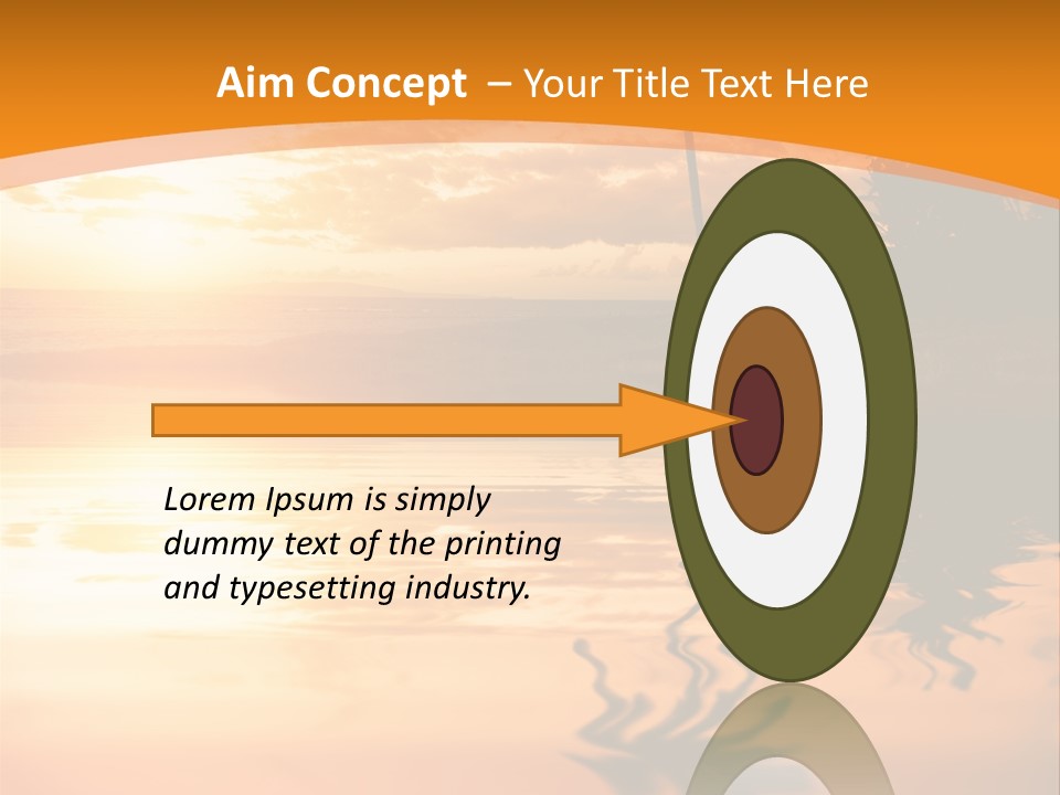 Dark Tropics Horizon PowerPoint Template