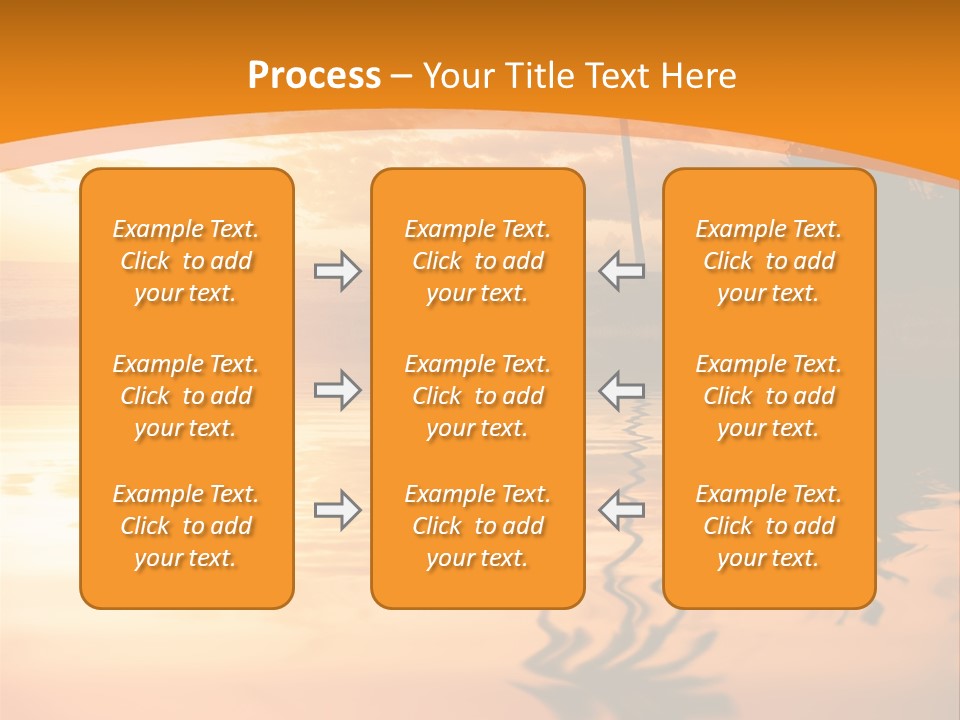 Dark Tropics Horizon PowerPoint Template