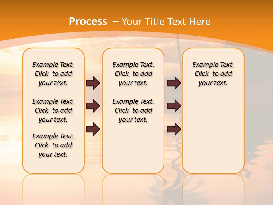 Dark Tropics Horizon PowerPoint Template